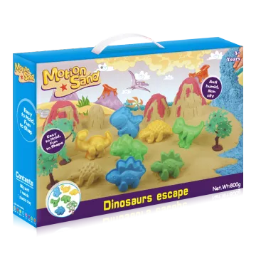 Kinetic Sand dinosaurs escape
