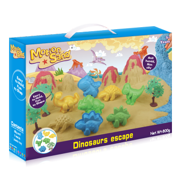 Kinetic Sand dinosaurs escape