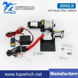 3000LB DC12V/24V ATV 4WD Winch