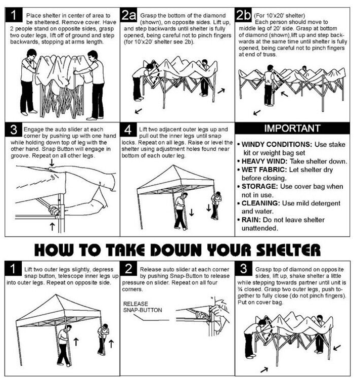 the application of our tents
