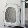 Mochila para mascotas de cápsula espacial de acrílico transparente