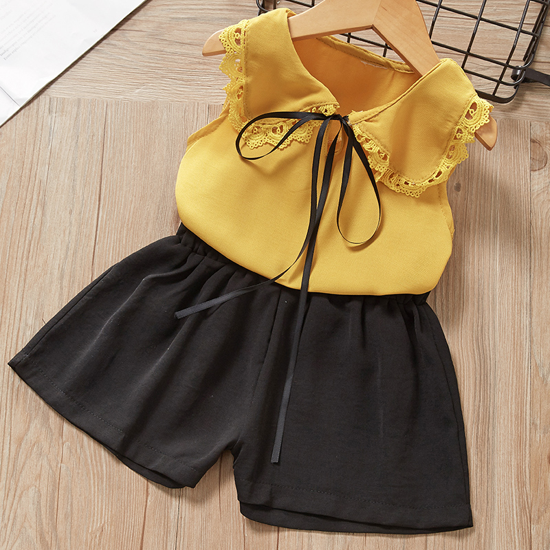 Bear Leader Girls Sets 2021 New Summer Children T-shirt and Denim Pants 2PCS Kids Outfits Casual Girl Clothing Fashion Soft Suit