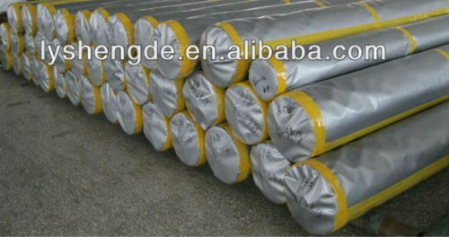 Silver Pe Tarpaulin Rolls Waterproof/With Aluminum Eyelets 120gsm