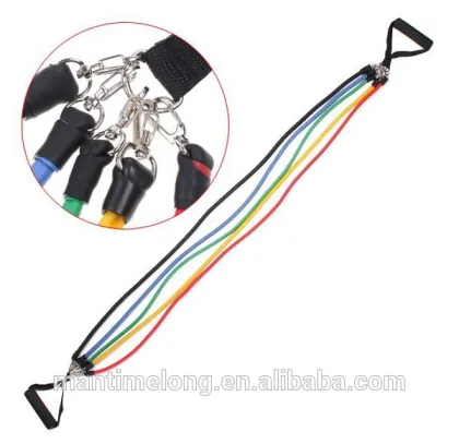 fitness resistance bands latex resistance bands 11pcs/set