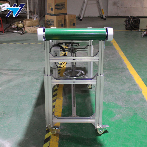 Adjustable belt climbing conveyor