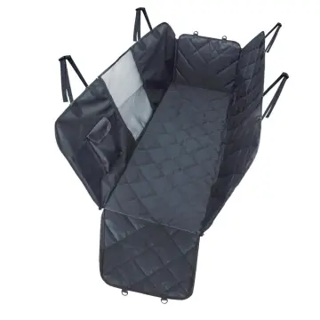 Geerduo Waterproof Pet Seat Cover Hammock with Mesh Window and Storage Pocket