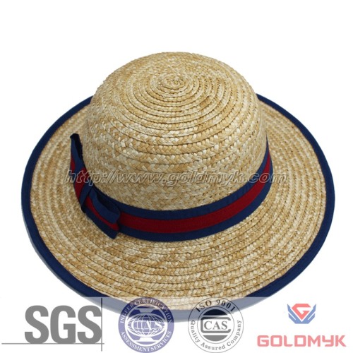 Girls' Cute Wheat Straw Hat