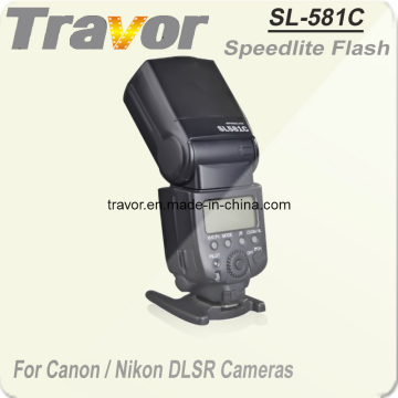 New Power Zoom Flash SL-581c with Ttl for Canon
