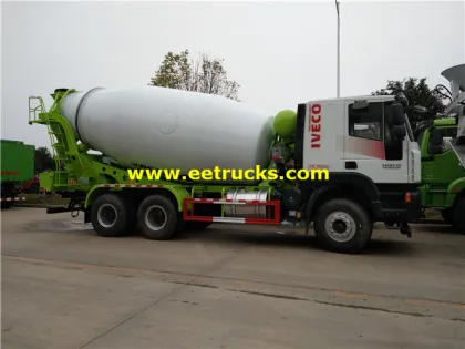 12m3 Hongyan Concrete Cement Mixer Trucks