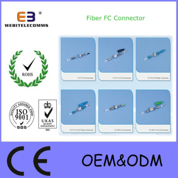 FC Connector; FC Fiber Optic Connector; Fiber FC Connector; FC APC Connector; FC Mm Connector