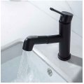 Stainless-steel matte black Bathroom Pull Out Basin Faucets