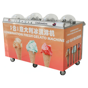 Efficiente macchina per gelato compatta per la mantecazione del gelato