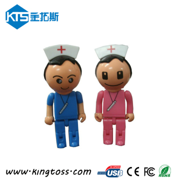 Plastic Doctor and Nurse Flash Drive (KTS0109)