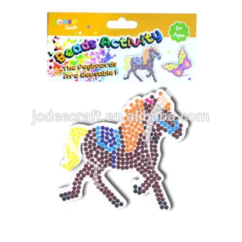 Horse shape iron beads activity