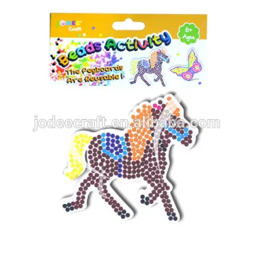 Horse shape iron beads activity