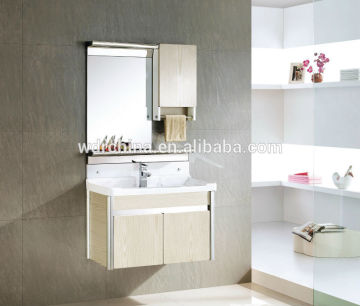 Wholesale wall bathroom Solid Wood modern mirror waterproof cabinet