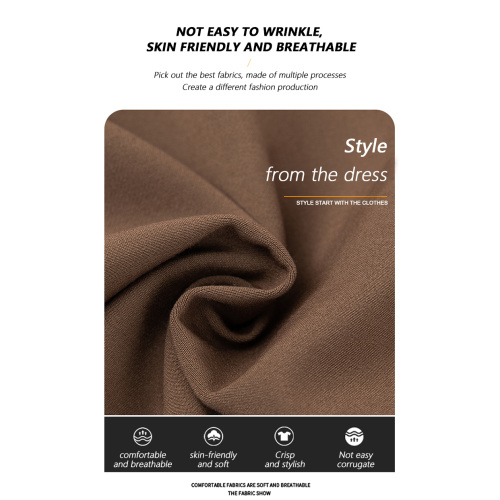Elegant Slim Fit Bespoke Wool Brown Business Suits