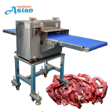 Beef Slitting and Stripping Machine: Fresh Meat Dicing Equipment