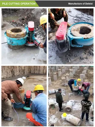 Steel Hydraulic Saw Clamp Construction Pile Cutter for Concrete Foundations
