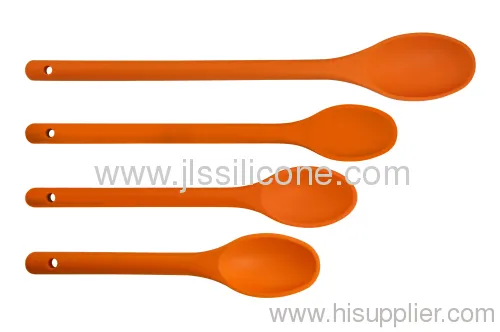 Silicone Spoon Soft In Orange Color 