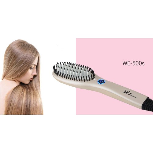 Hair Straightening Ionic Brush White