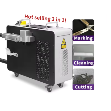 Portable Air-Cooled Industrial Laser Cleaning Mark Cutting Machine - ZIXU 100W 200W 300W JPT