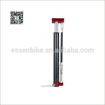 2016 portable carbon fiber mini floor pump with pressure gauge