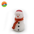 vela de presente de boneco de neve sem chama vela de árvore de natal led