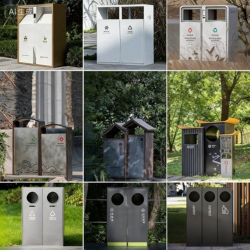 Stainless Steel Waste Bin for Parks and Communities