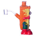 6.7in, Hippiesglass, Polymer Clay Cartoon Pizza Cartoon Ho tsuba ITo, Borosilicate khalase ea Bong, Blas Hookah, Khalase ea Metsi a khalase