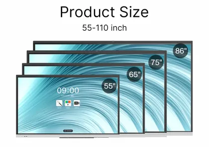 Smart LCD Electronic Interactive Whiteboard 55-98 Inch Display