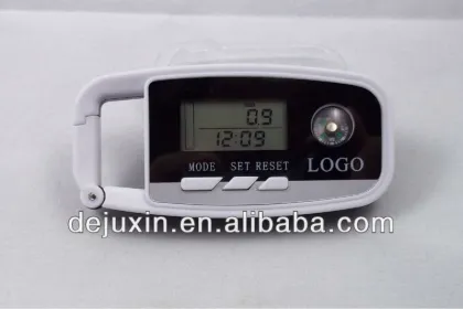Digital 3 D pedometer , multifunctional pedometer