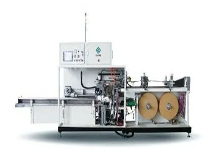 Wet paper napkin medium packaging machine
