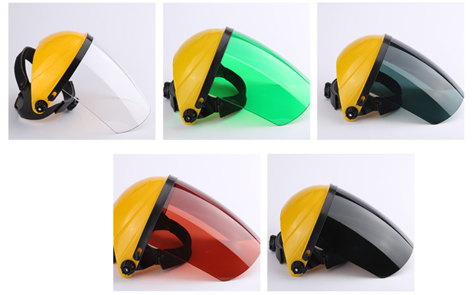 Welding protective headwear face shield