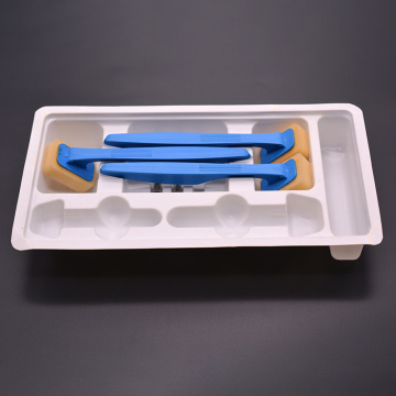 White PS anesthesia bag packed in plastic box