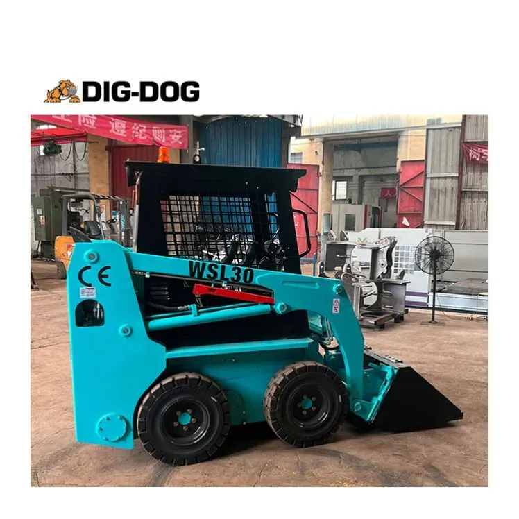 Factory Price Small Bulldozer Attachments Mini Track Skidsteer Wheel Skid Steer Loader with Forest Mulcher