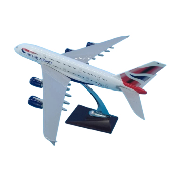 36cm 1/200 Scale British Airways A380 Diecast Resin Model Aircraft - Perfect Gift Idea