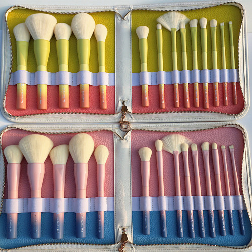 Gradient Color 14 st Makeup Brushes Set Makeup Tools