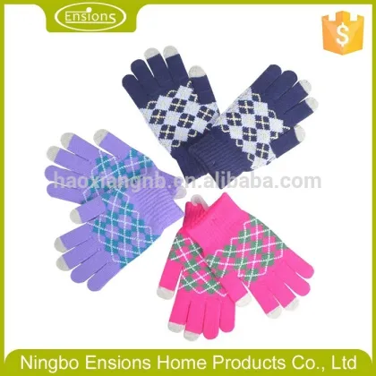 ningbo manufacturer good quality warm winter touch screen technology gloves