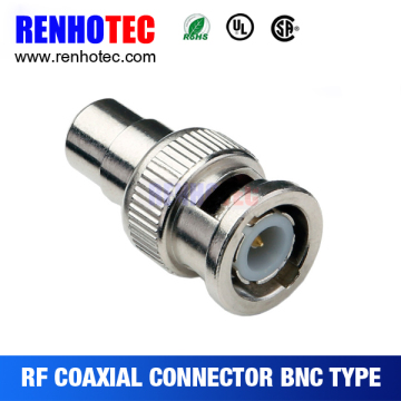 male gender bnc connector to rca