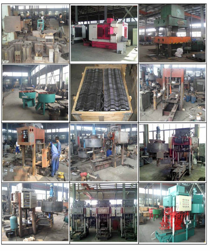 Cement Color Roof Tile Making Machine