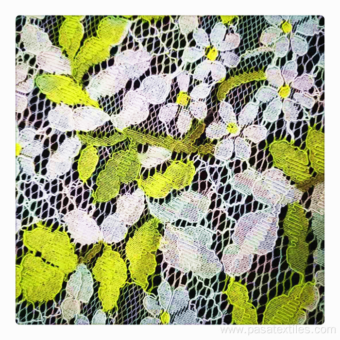 custom fancy printing digital crochet lace fabric