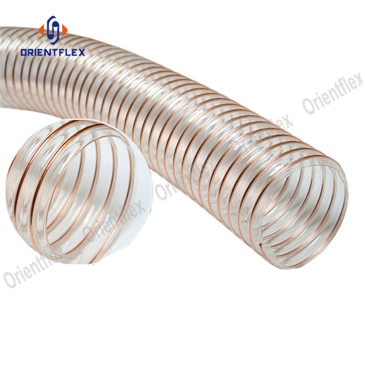 Pu Steel Duct Hose 8