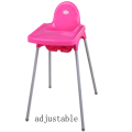طفل البلاستيك كرسي الطعام djustable ارتفاع كرسي