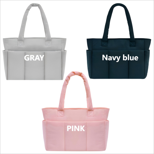 2025 Ladies Polyester Quighted Puffer Bag