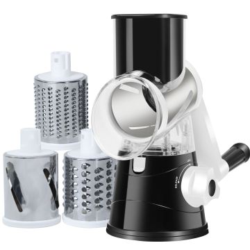 Cross-Border Multi-Functional Kitchen Shredding Machine: Drum Slicer, Grater, and Potato Cutter