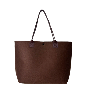 Eco-Friendly Customizable Square Tote Bag - Hot Sale Double Color Felted Fabric for Shopping