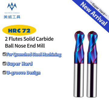 HRC72 Ball Nose Solid Carbide End Mills