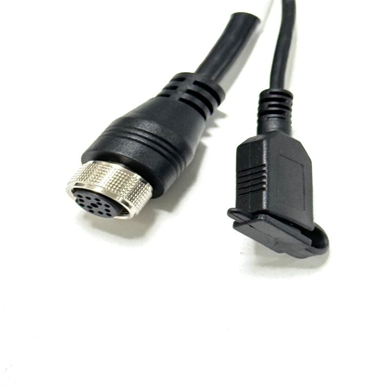 M16 12Pin Multi Branch Custom Wiring Harness with Micro USB