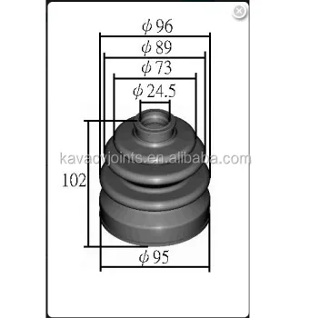 High Quality AUTO PARTS Drive Shaft Boot/CV Joint Boot CV Boot BT-21 04438-20010